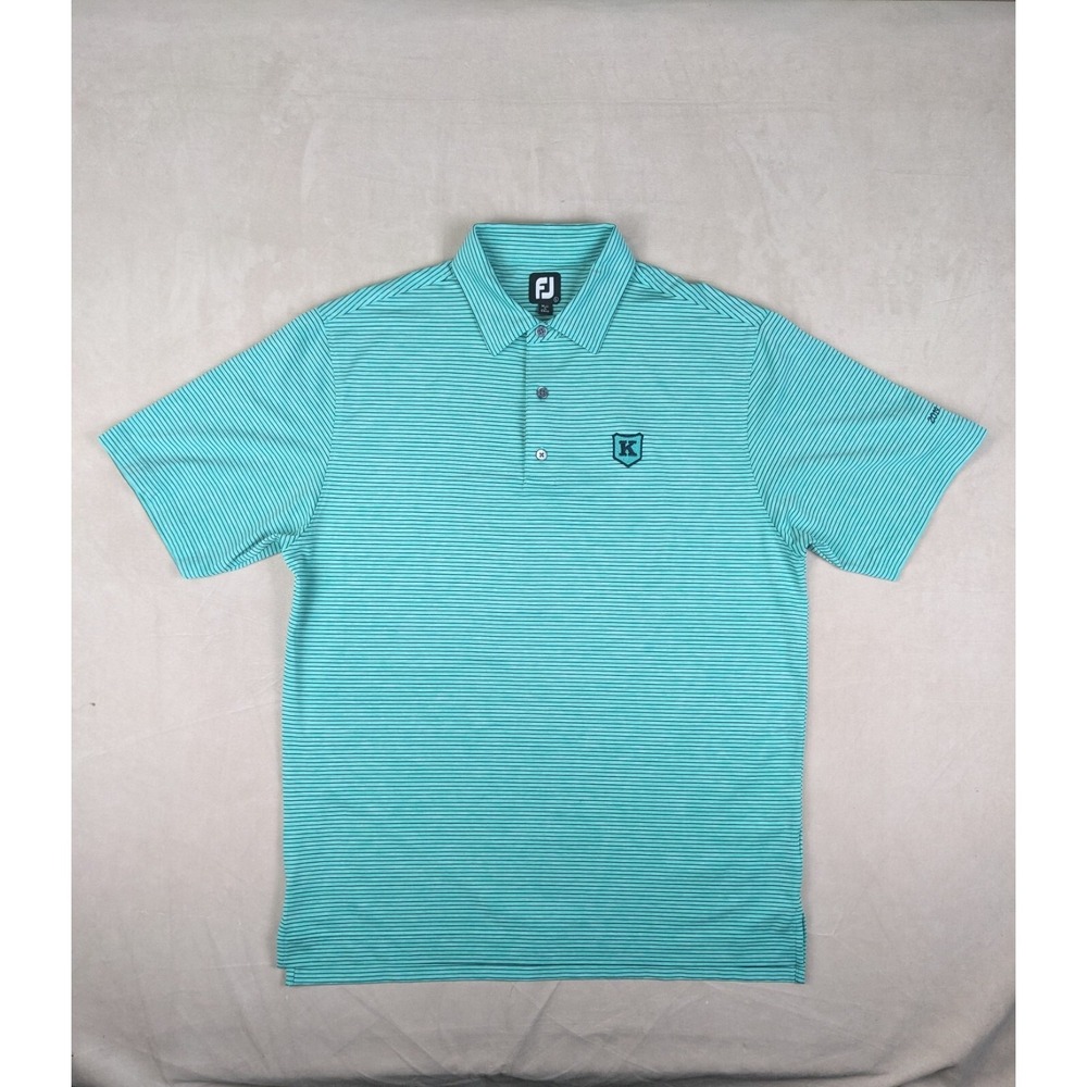 Footjoy Large Mens Shirt Polo Golf Stretch Performance FLAWS